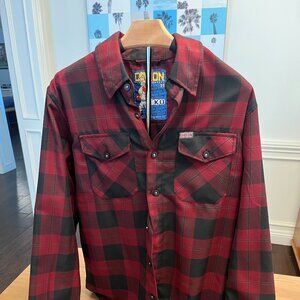 DIXXON Red Flannel TKO Shirt Men's M